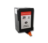 vhbw Cartouche d'encre noir remplacement pour Canon BX-20, BC-20 (rechargeable, 32 ml)