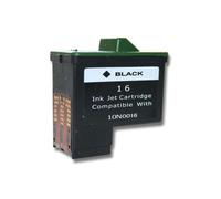 vhbw Cartouche d'encre Noir Remplacement pour Lexmark 17 | 16, 10N0217, 10N0016 (rechargeable, 15 ml)
