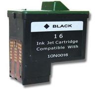 vhbw Cartouche d'encre Noir Remplacement pour Lexmark 10N0016, 10N0217, 16, 17 (Rechargeable, 15 ML)