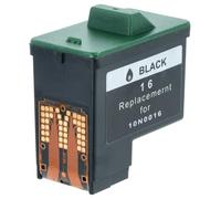 vhbw Cartouche d'encre Noir Remplacement pour Lexmark 17, 16, 10N0217, 10N0016 (Rechargeable, 15 ML)