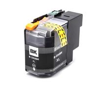 vhbw Cartouche d'encre noire comme Brother LC-22U BK, LC-22UBK, LC-22UBK XL, LC-22UBKXL, LC22UBK - Cartouche d'impression + puce