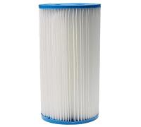 vhbw Cartouche filtrante Remplacement pour Intex Filtre Type A pour Piscine, Pompe de Filtration - Filtre à Eau, Blanc/Bleu