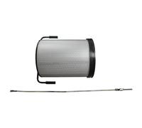 vhbw Cartouche filtrante poussières fines compatible avec Holzmann ABS4560 aspirateur à copeaux - Avec brosse de nettoyage
