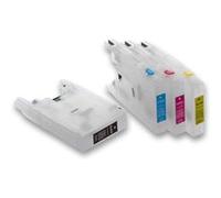 vhbw Cartouches d'encre vide multicouleurs remplacement pour Brother LC-1280XLM, LC-1280XLY, LC-1280Y (compatiblepack de 4) G