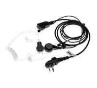 vhbw casque d'écoute avec microphone Push to Talk compatible avec HYT/Hytera PD500, PD560, TC620, TD510, TD520 radio talkie - walkie