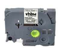 vhbw Cassette de nettoyage de tête d'impression compatible avec Brother PT P900W, P950NW, P950W, P900, P900NW imprimante d'étiquettes - 2,5mx 12mm