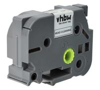 vhbw Cassette de nettoyage de tête d'impression remplacement pour Brother TZE-CL5, TZECL5 pour imprimante d'étiquettes - 2,5mx 24mm