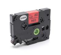 vhbw Cassette de ruban d'?criture 6mm noir sur rouge extra fort pour imprimantes Brother P-Touch 1000, 1000BTS, 1000F, 1005, 1005BTS, 1005F