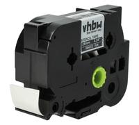 vhbw Cassette ruban pochoir 24 mm compatible avec Brother PT GL-200VP, R RL-700S, 9800PCN étiqueteuse - blanc sur transparent