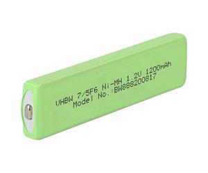 vhbw Cellules de Batterie Compatible avec Panasonic SJ- MR200, MR220, MR230 baladeur, Minidisc (1100mAh, 1,2V, NiMH), Bouton Top, 7/5F6