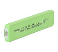 vhbw Cellules de Batterie Remplacement pour Sanyo HF-A1U, KF-A650 pour baladeur, Minidisc (1100mAh, 1,2V, NiMH), Bouton Top, 7/5F6