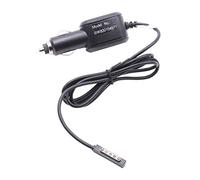 vhbw Chargeur Allume-Cigare Compatible avec Microsoft Surface Pro 2 64GB Ordinateur Portable, Tablette - Chargeur 12V Noir 3,6 A