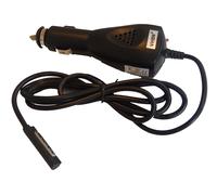 vhbw Chargeur allume-cigare compatible avec Microsoft Surface RT tablette - Chargeur 12V noir - Remplacement pour 1512, 1513, 1516, 1572