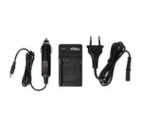 vhbw Chargeur compatible avec Canon NB-8L caméra caméscope action-cam + câble de voiture + témoin de charge 4,2 V
