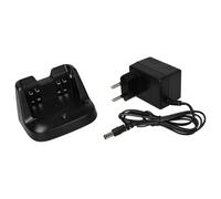 vhbw Chargeur Compatible avec Icom BP-264, BP264 Batteries de Radio - Socle + Prise, 12-16 V
