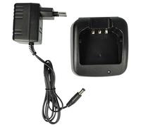 vhbw Chargeur Compatible avec Icom IC-F3161DS, IC-F3161D, IC-F3161, IC-F3062T Batteries de Radio - Socle + Prise, 9 V