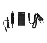 vhbw Chargeur Compatible avec JVC GV-DV300, GR-DVL915U, GR-DZ7E, GR-PD1 caméra caméscope Action-cam - Station + câble de Voiture, témoin de Charge