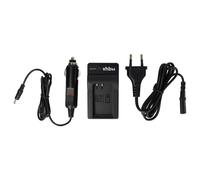 vhbw Chargeur compatible avec Nikon 1 S1, AW1 caméra caméscope action-cam + câble de voiture + témoin de charge 8,4 V