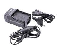 vhbw Chargeur Compatible avec Nikon D300, D200, D300s, D700, D70, D50, D100, D70s caméra caméscope Action-cam + câble de Voiture + témoin de Charge