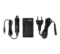 vhbw Chargeur compatible avec Nikon D5500, D5200, D5300, D5600 caméra caméscope action-cam + câble de voiture + témoin de charge 8,4 V