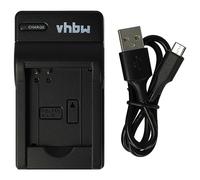 vhbw Chargeur Compatible avec Panasonic DMW-BCL7, DMW-BCL7E caméra caméscope Action-cam - Station, témoin de Charge