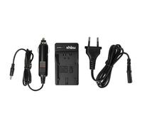 vhbw Chargeur compatible avec Panasonic HC-MDH2, HC-X1000, AJ-PX298MC caméra caméscope action-cam + câble de voiture + témoin de charge 8,4 V
