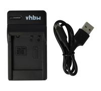 vhbw Chargeur compatible avec Panasonic Lumix DMC-FS11R, DMC-FS11S, DMC-FS15A caméra caméscope action-cam - Station, témoin de charge