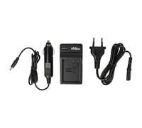 vhbw Chargeur compatible avec Panasonic Lumix DMC-FZ330, DMC-GX8A caméra caméscope action-cam + câble de voiture + témoin de charge 8,4 V