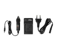 vhbw Chargeur Compatible avec Panasonic Lumix DMC-LX15 caméra caméscope Action-cam + câble de Voiture + témoin de Charge 8,4 V