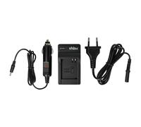 vhbw Chargeur Compatible avec Panasonic Lumix DMC-TZ58, DMC-TZ56, DMC-TZ61 caméra caméscope Action-cam + câble de Voiture + témoin de Charge 4,2 V