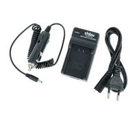 vhbw Chargeur Compatible avec Panasonic VW-VBD29, VW-VBD58, VW-VBD78 caméra caméscope Action-cam + câble de Voiture + témoin de Charge 8,4 V