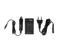 vhbw Chargeur compatible avec Samsung HMX-T11 caméra caméscope + câble de voiture + témoin de charge