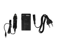 vhbw Chargeur Compatible avec Sony Alpha ILCE-7RM4, ILCE-9M2, ILCE-9, ILCE-7SM3 caméra Action-cam + câble de Voiture + témoin de Charge