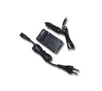 vhbw Chargeur Compatible avec Sony Handycam HDR-CX520VE, HDR-CX505E, HDR-CX520, HDR-CX505 caméra + câble de Voiture + témoin de Charge