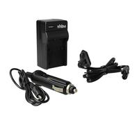 vhbw Chargeur Compatible avec Sony caméscope HDR-TG3, HDR-TG7 caméra caméscope Action-cam + câble de Voiture + témoin de Charge 4,2 V