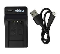 vhbw Chargeur de batterie USB compatible avec Nikon CoolPix W100, W150 caméra, DSLR, action-cam - Chargeur