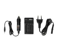 vhbw Chargeur compatible avec Sony Cybershot DSC-RX100M7, DSC-RX100 Mark5 caméra caméscope action-cam + câble de voiture + témoin de charge 4,2 V