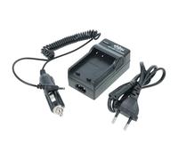 vhbw Chargeur Compatible avec Sony DSC-T9, DSC-V3, DSC-T50 caméra caméscope Action-cam - Station + câble de Voiture, témoin de Charge