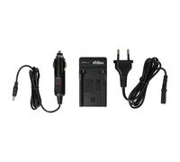 vhbw Chargeur compatible avec Sony DSLR-A900, DSC-TV480, DSR-PDX10, DSR-PDX10P caméra caméscope action-cam + câble de voiture + témoin de charge 8,4 V