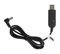 vhbw chargeur de batterie compatible avec Baofeng DM-5R, CHR-9700, GT-3, CH-8 radio - chargeur USB, 100 cm, niveau par voyant lumineux