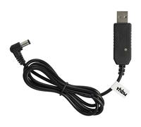 vhbw Chargeur de Batterie Compatible avec Baofeng DM-5R, CHR-9700, GT-3, CH-8 Radio - Chargeur USB, 100 cm, Niveau par Voyant Lumineux