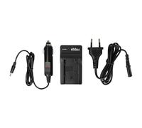 vhbw Chargeur de Batterie Compatible avec Canon Legria FS36, FS37, FS406, FS46, HF41 caméra, DSLR, Action-cam - Chargeur + Adaptateur Allume-Cigare