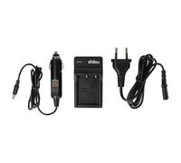 vhbw Chargeur de Batterie Compatible avec Fuji/Fujifilm X-E2S, X-E3, X-E4, X-H1, X-M1 caméra, DSLR, Action-cam - Chargeur + Adaptateur Allume-Cigare