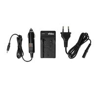 vhbw Chargeur de Batterie Compatible avec JVC GZ-HM100E, GZ-HM1SEU, GZ-HM200, GZ-HM200BEU, GZ-HM200NEU, GZ-HM400 caméra, DSLR, Action-cam