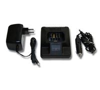 vhbw Chargeur de batterie compatible avec Motorola GP300, GP600, GP88 batterie de radio, talkie walkie (station, câble)