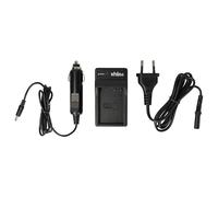 vhbw Chargeur de batterie compatible avec Panasonic Lumix DMC-G3, DMC-G3K, DMC-G3W appareil photo digital, camcoder, DSLR- batterie d'action cam