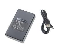 vhbw Chargeur de batterie double USB compatible avec Canon Powershot G5x, G7X, G7X II, G7X M3 caméra, DSLR, action-cam - Chargeur avec écran LED