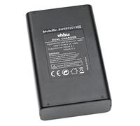 vhbw Chargeur de Batterie Double USB Compatible avec Panasonic Lumix DMC-GX8KBODY, FZ-2000 caméra, DSLR, Action-cam