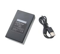 vhbw Chargeur de batterie double USB/micro-USB compatible avec Fuji / Fujifilm X100F, X-A1, X-A10, X-A2 caméra, DSLR, action-cam + câble micro-USB