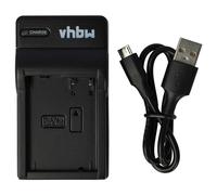 vhbw Chargeur de Batterie USB Compatible avec Panasonic Lumix DMC-GX8 caméra, DSLR, Action-cam - Chargeur